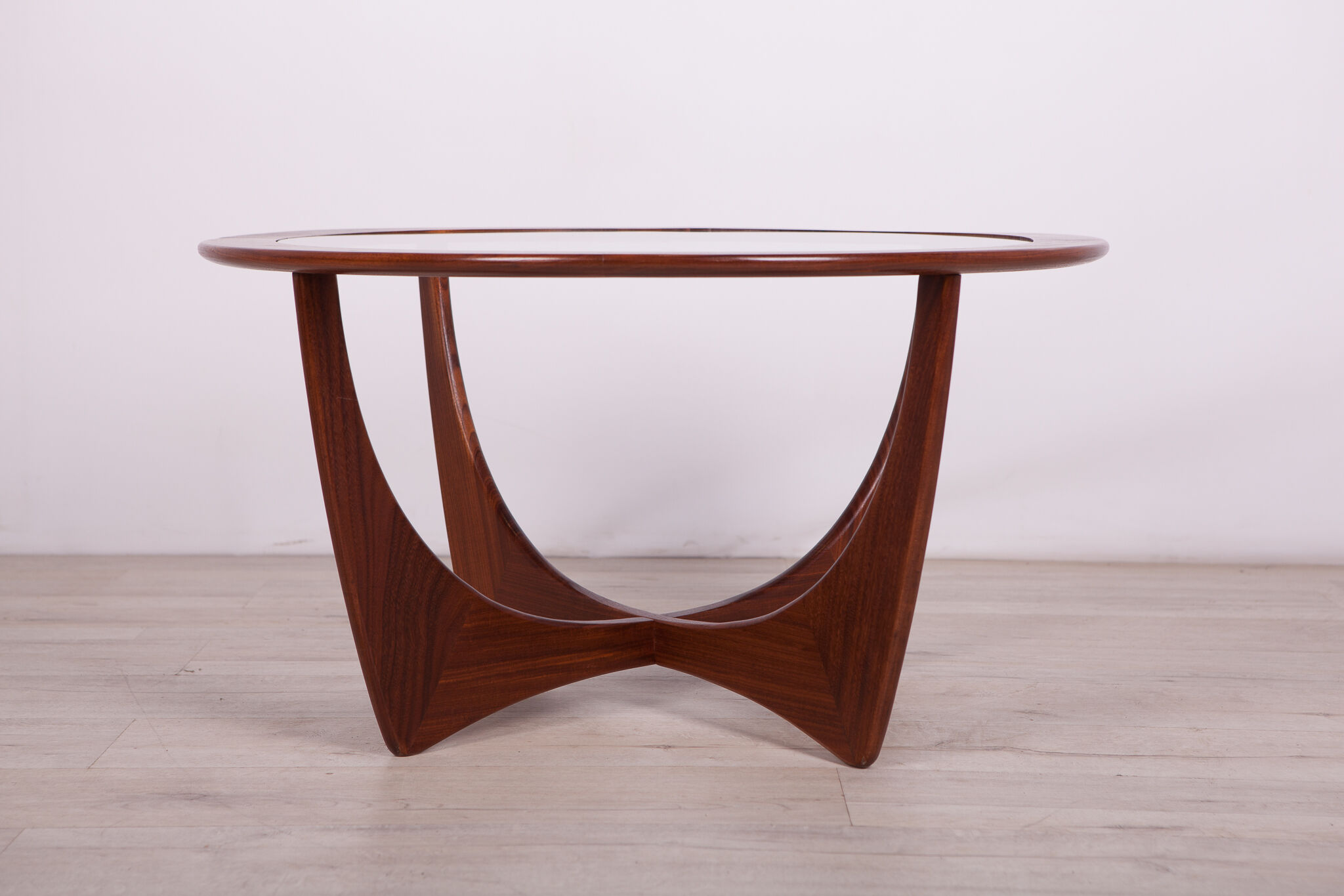 Round teak Astro coffee table by Victor Wilkins for G-Plan, 1950