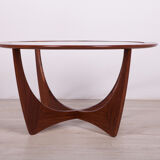 Round teak Astro coffee table by Victor Wilkins for G-Plan, 1950