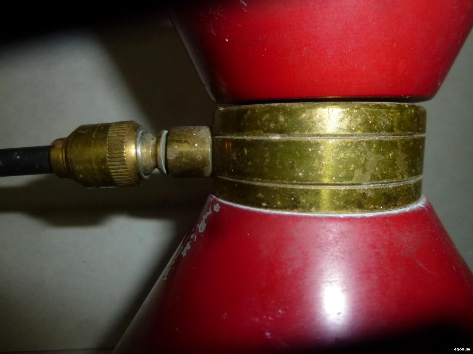 Lamp stem diabolo René Mathieu to Lunel 1950