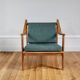 Fauteuil scandinave vintage 1960