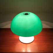 Mid-century green Italian table lamp Toledo by Luigi Massoni for Guzzini, 1960s.