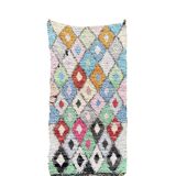 Tapis berbere Boucherouite  – 100 x 210 cm – Fait main au Maroc