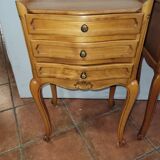 Paire de chevets style Louis XV en merisier