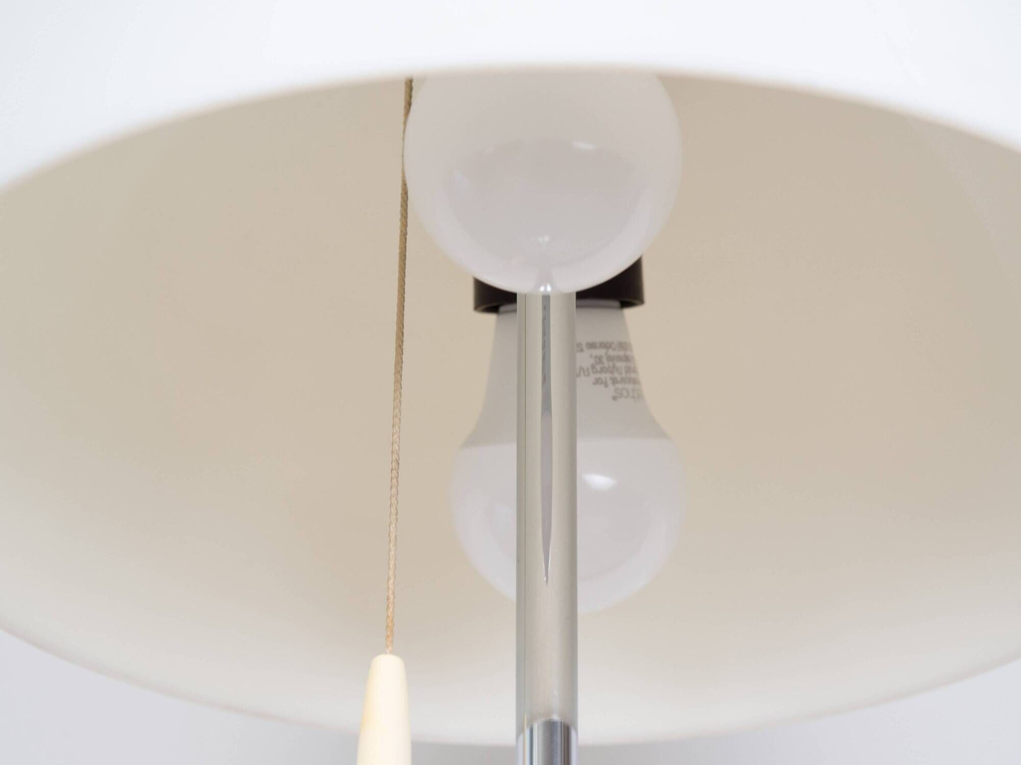 Vintage Frank Bentler Wila Desk Lamp, White, German Mid-Century Modern Desi