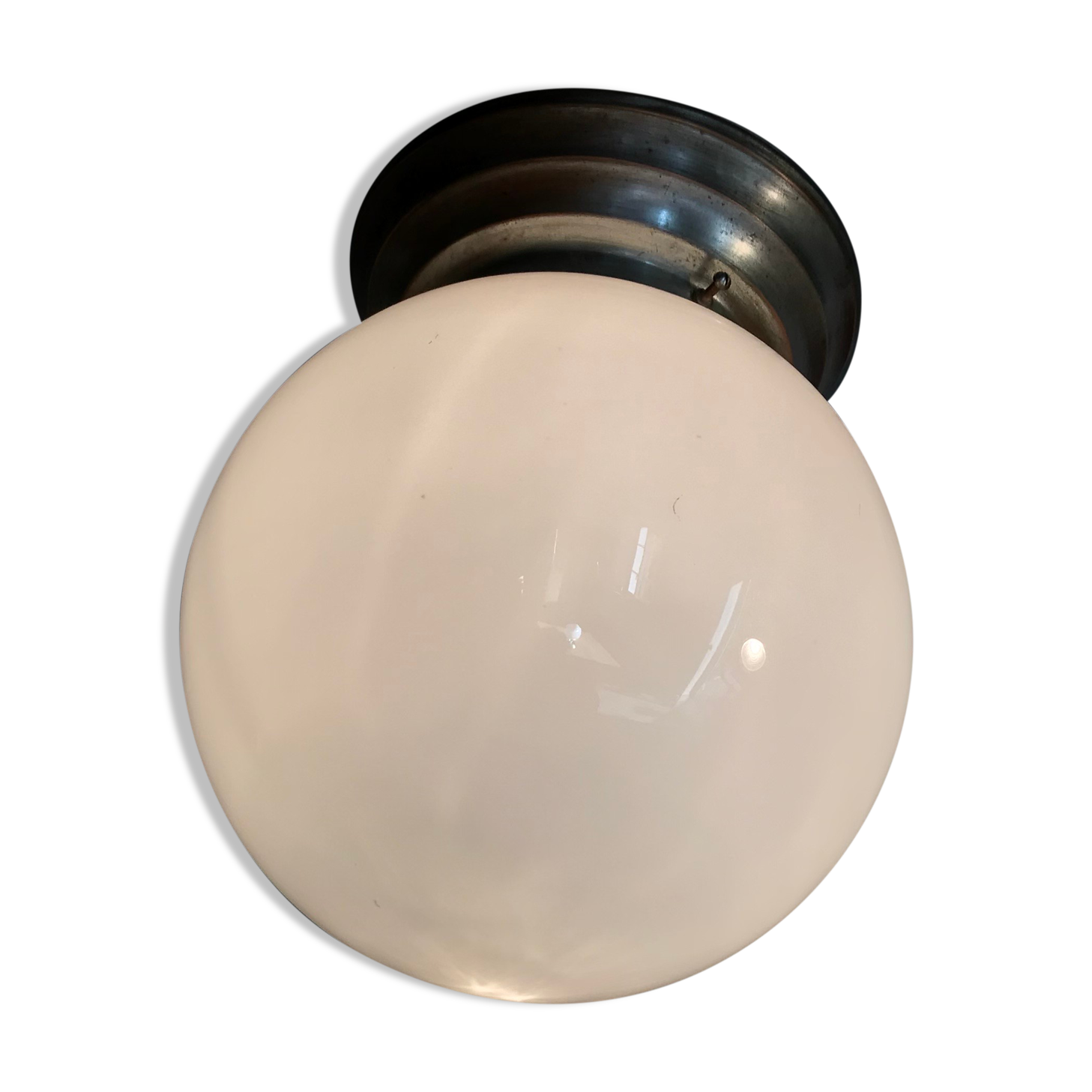 Vintage office ceiling lamp 1950