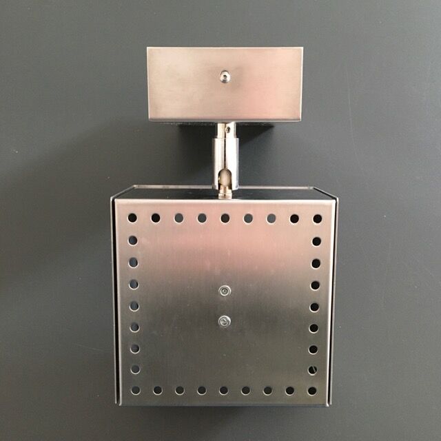 Italian stainless design sconce