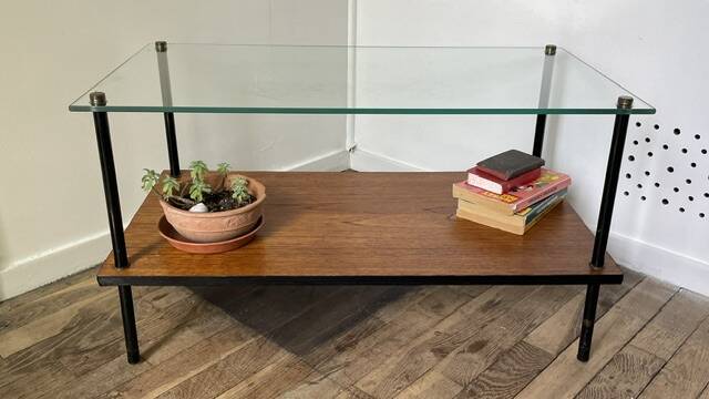 1960 Low Table with Double Tops