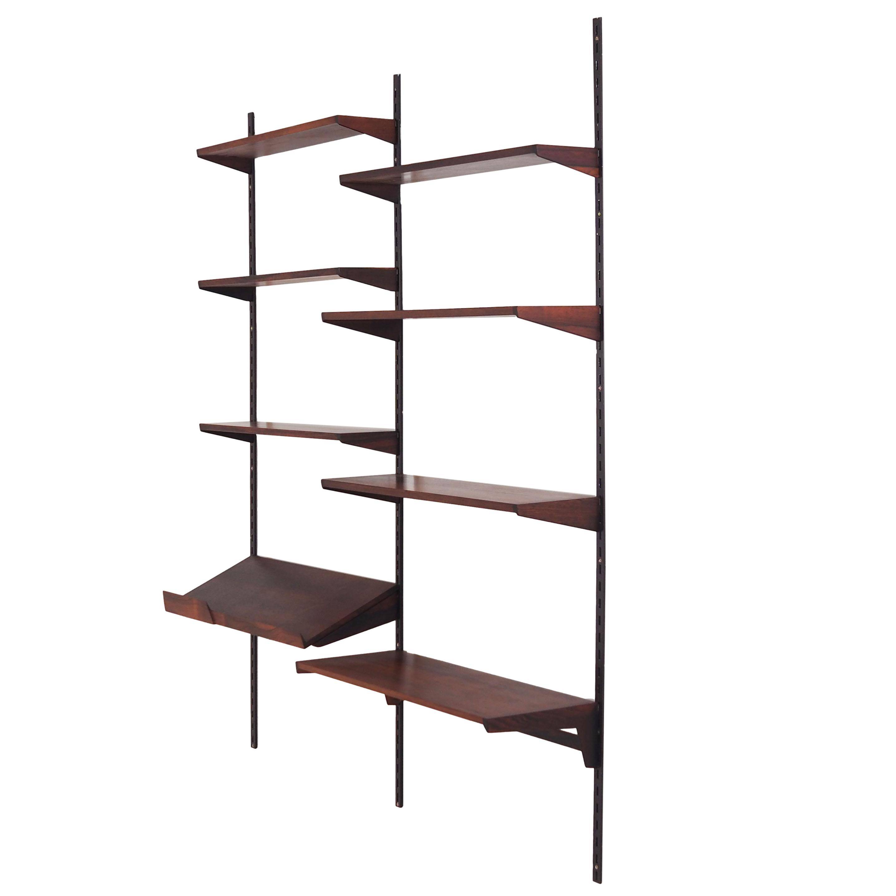 Rosewood system bookcase, Danish design, 1960s, designer: Kai Kristiansen