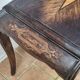 Vintage coffee table in marquetry wood, Louis XV style, 70 x 34 x 52 cm