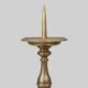 Large French Church Candlestick in Bronze, 1890s