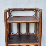 Rattan shelf