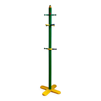 Pencil coat rack for children by Pierre Sala.