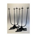 Metal candlesticks