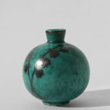 Wilhelm Kåge "Argenta" Lily Of The Valley Miniature Ceramic Vase, 1930s
