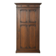 Cabinet en chêne ancien avec panneaux à caissons, vers 1900