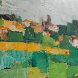 Modern Auvergne landscape