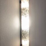 XL Murano glass wall sconce by Hillebrand Leuchten, Germany circa 1960.