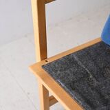 Paire de fauteuils en chêne de Borge Morgensen