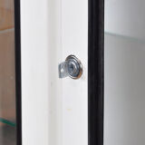 Glass & Iron Medical Cabinet, 1970s