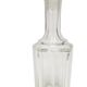 Biedermeier style Czechoslovakian olive and oil carafe, 1900s