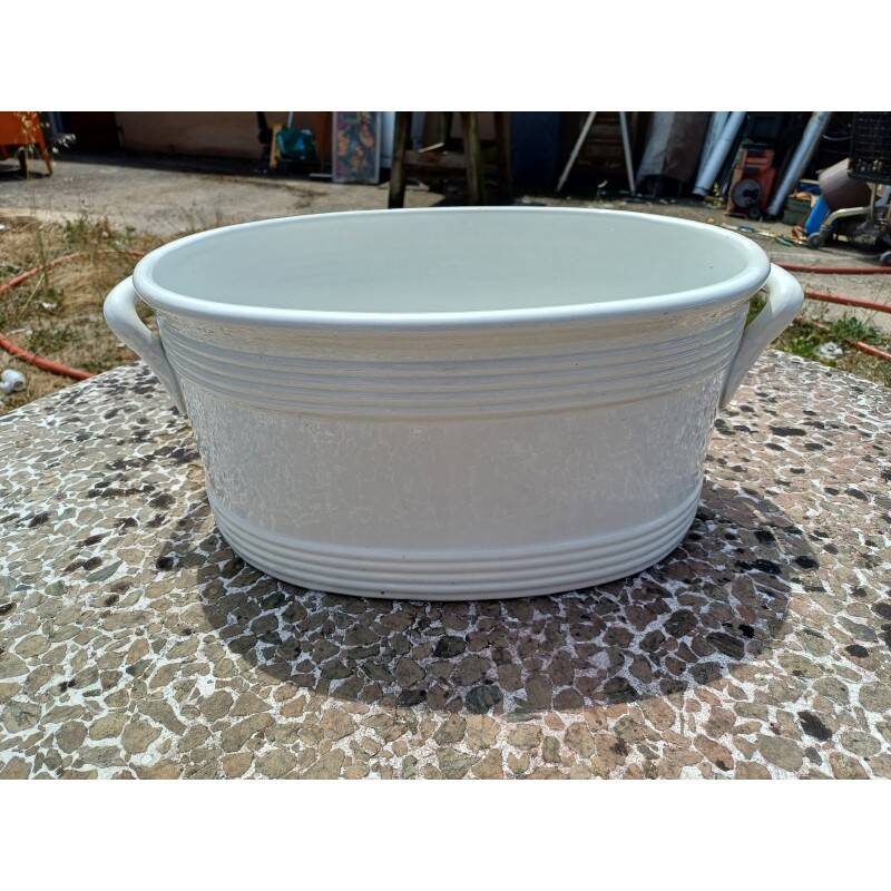 Earthenware planter: BF Belgium 19th century