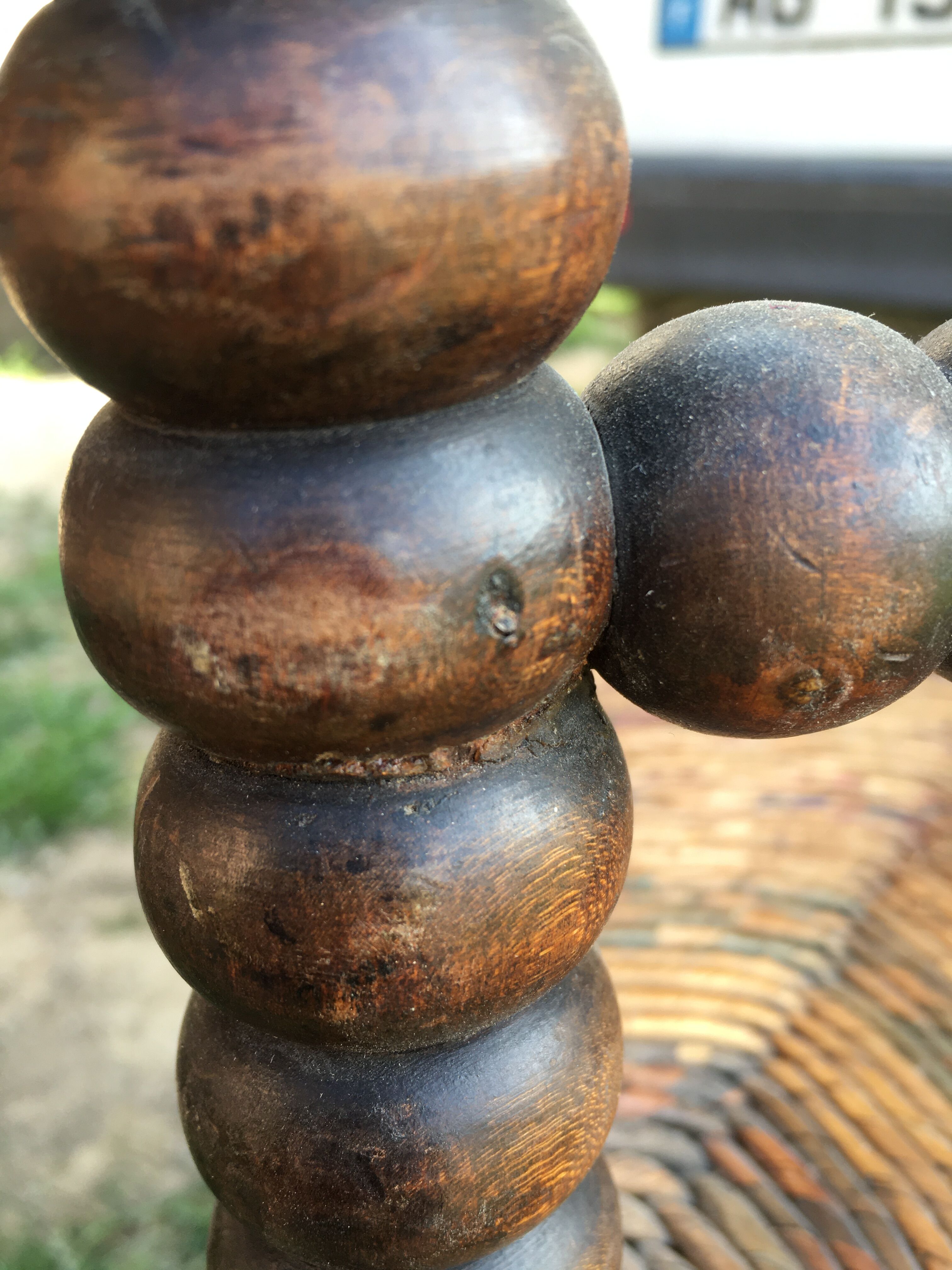 Pair of mulched corner chairs 1930