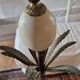 Ostrich egg lamp and pineapple in Jansen style