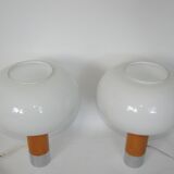Pair of Drupol lamps, 60s