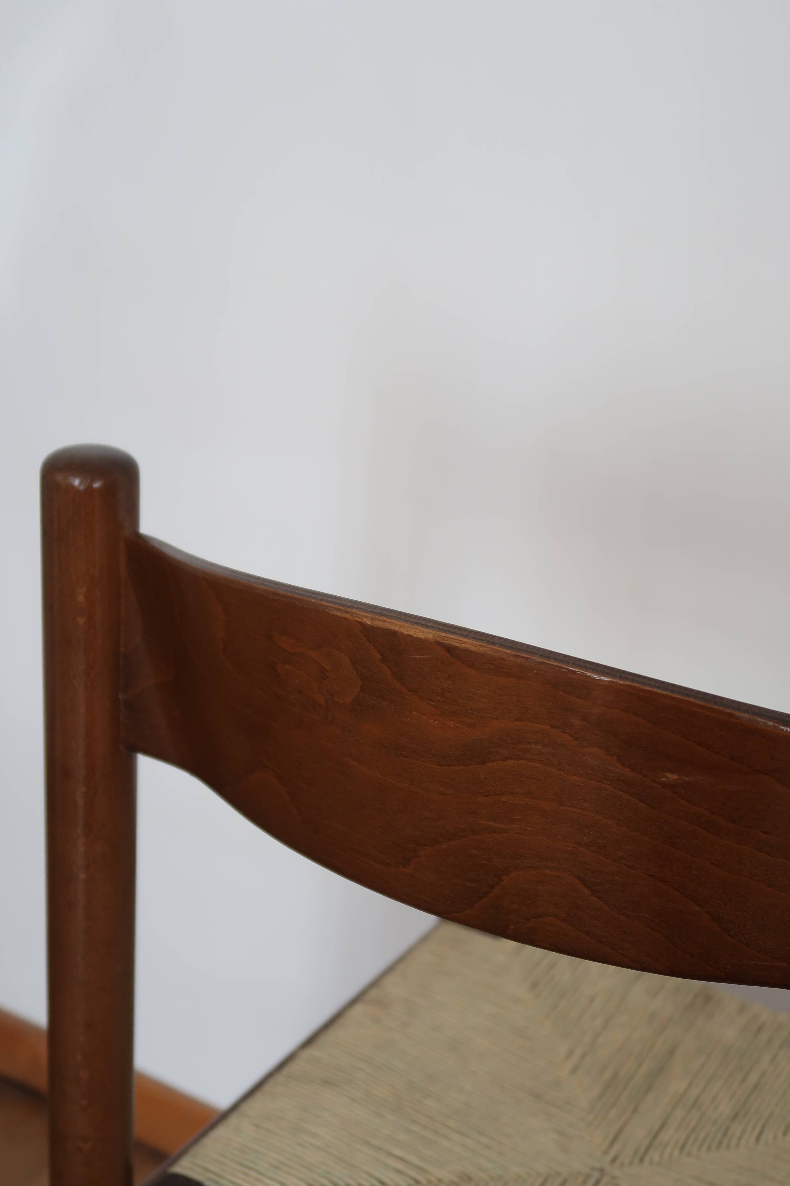 Pair of mulched bistro chairs