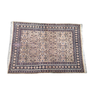 Former Pakistani oriental rug wool made vintage hand 190 x 265 cm