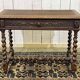 Henry II oak desk table from the early 20th century