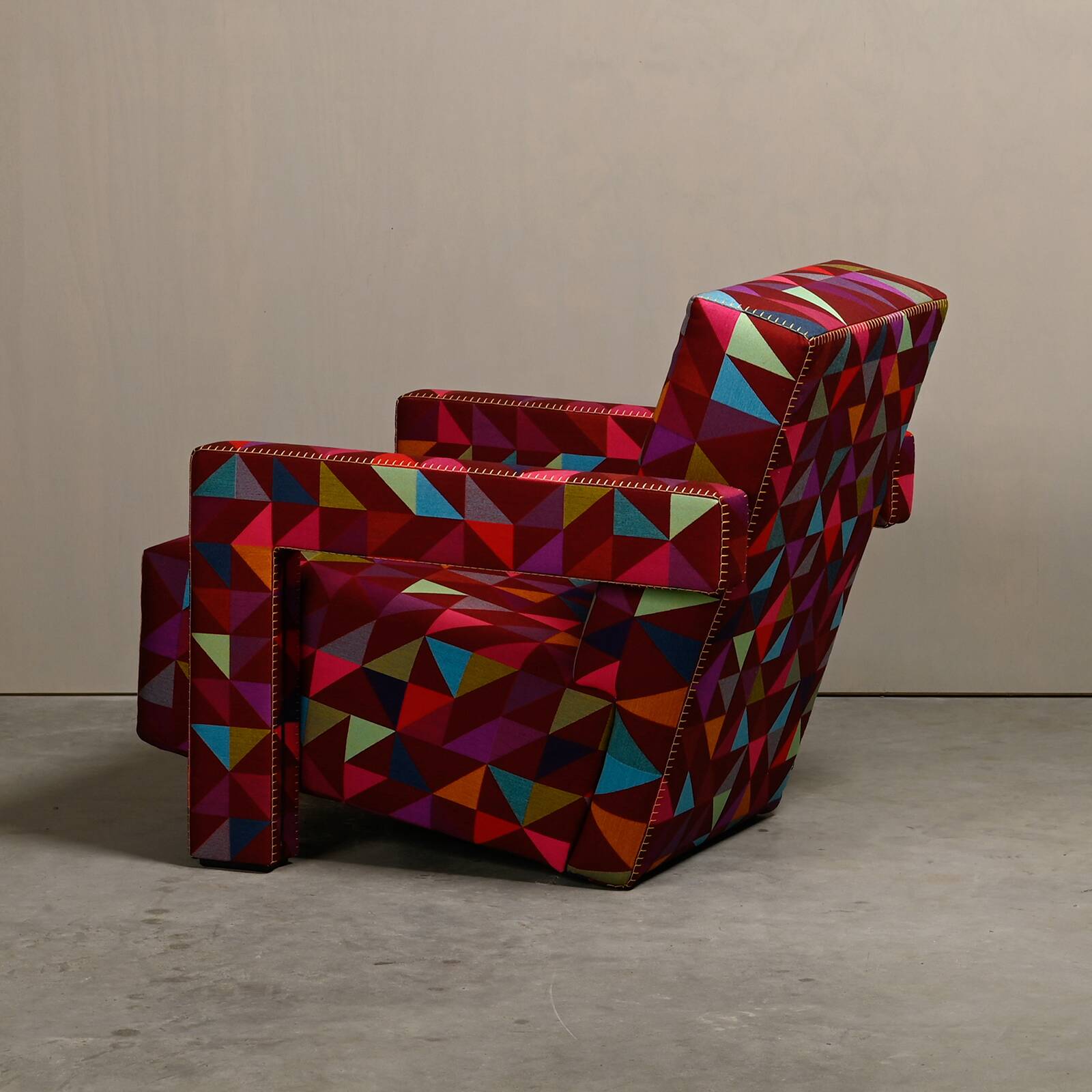 Gerrit T Rietveld Utrecht Armchair Limited Edition Boxblocks Bertjan Pot Cassina