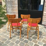 Red centa chairs