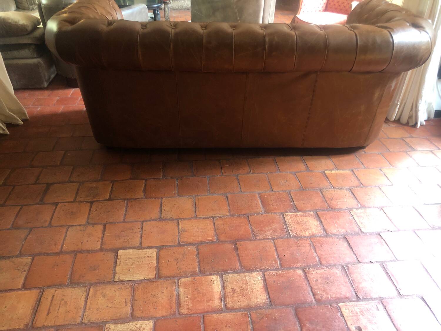 Vintage leather sofa