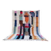 Authentic Moroccan wool rug handwoven, 250x150 cm