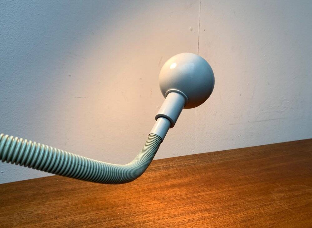 Vintage Space Age clamp lamp Italian Hebi by Isao Hosoe for Valenti Luce, 1970s, set of 2