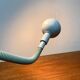 Vintage Space Age clamp lamp Italian Hebi by Isao Hosoe for Valenti Luce, 1970s, set of 2