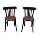 Paire de chaises bistrot Thonet