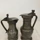 Pair of wine pitchers in pewter XVIIIth date 1753