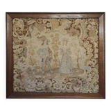 Tapestry in a wooden frame