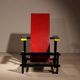 Early ‚Red and Blue‘ Chair by Gerrit Rietveld for Cassina | Italy 1970s