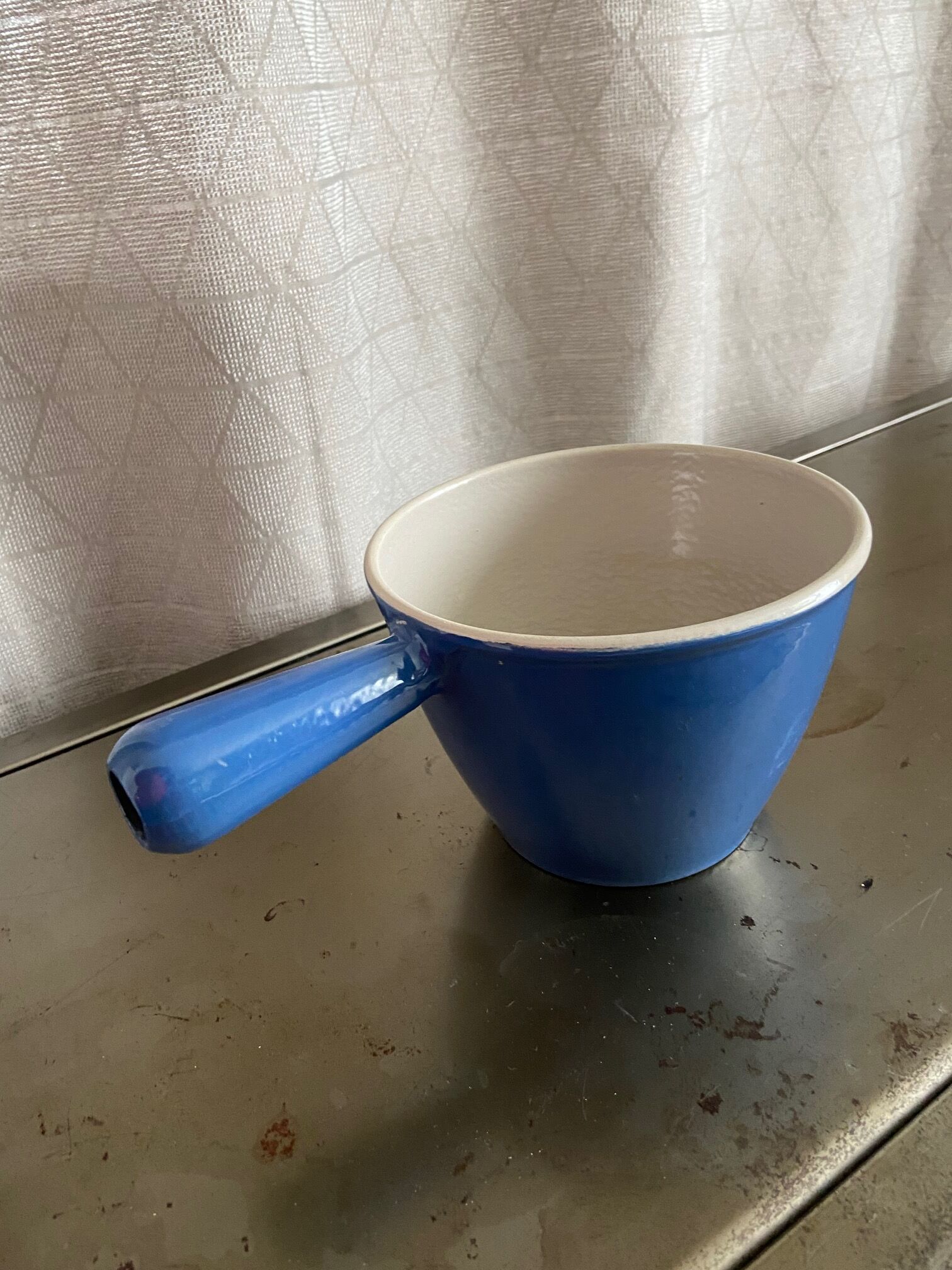 Le Creuset cast iron pan