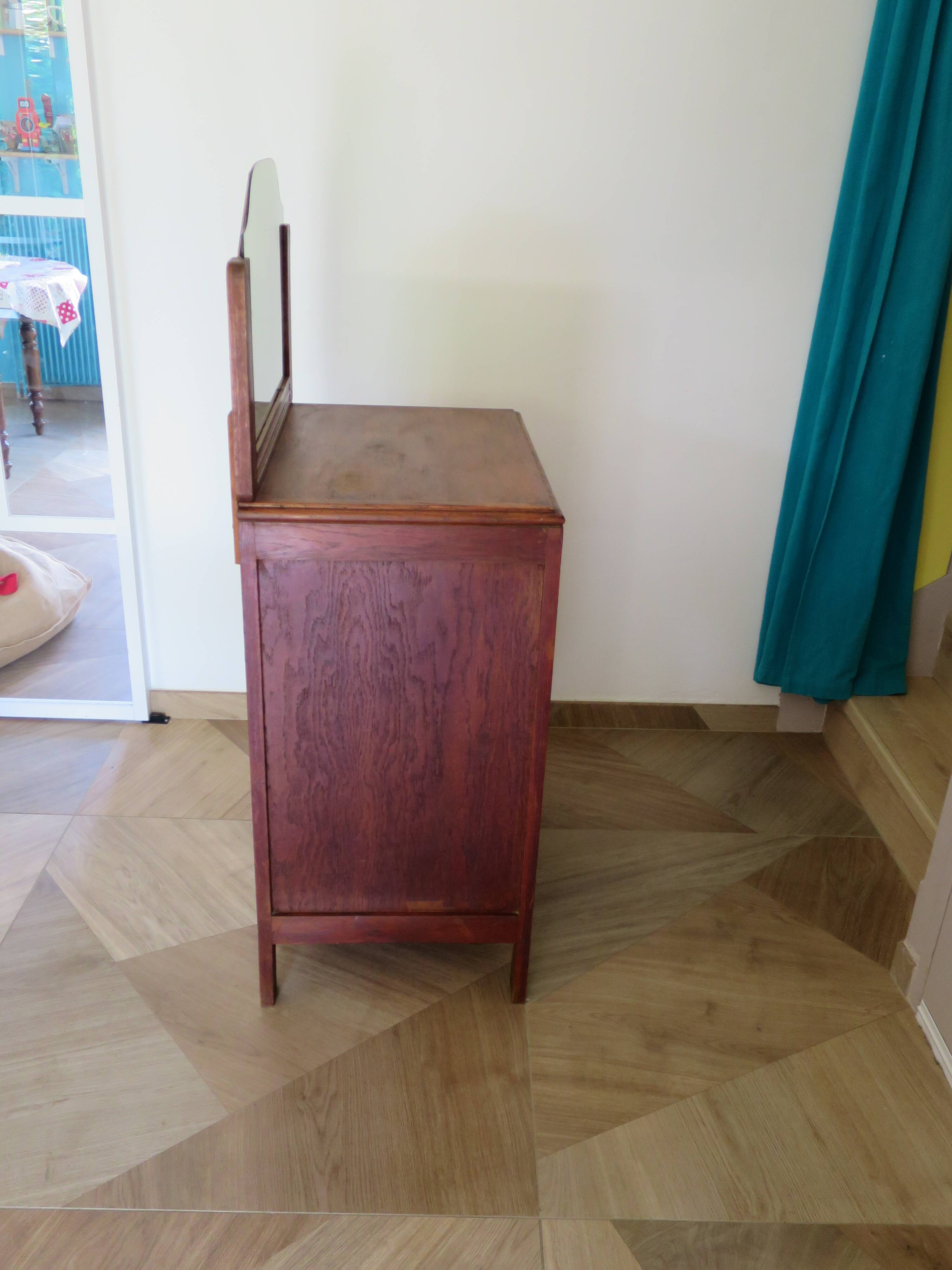 Vintage - Belle commode Art déco -3 tiroirs - Années 40