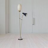 Mid-century floor lamp attributed to Hans Bergström for Ateljé Lyktan, Sweden 1950.