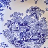 Grand plat creux ancien English Style