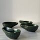 Green ceramic avocado ramekins
