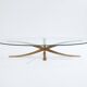 Large bronze coffee table by Michel Mangematin circa 1962