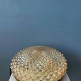 Mid-century crystal glass ceiling light