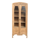 Armoire parisienne vitrée art déco bois brut 1930