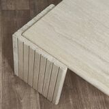 Roche Bobois 70' travertine coffee table